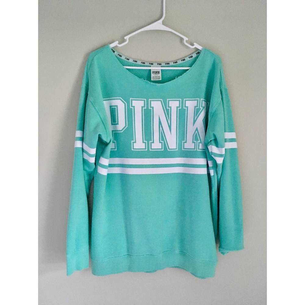 PINK Victoria’s Secret Seafoam Sweatshirt, Small